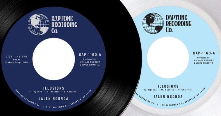 Upcoming 45s - Jalen Ngonda - Illusions b/w Rapture - Daptone & Altons 45 magazine cover
